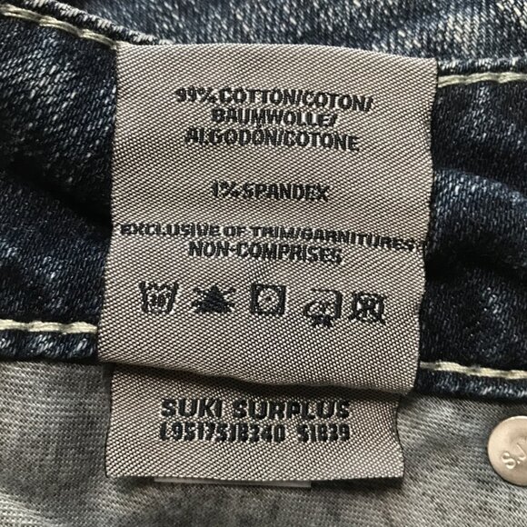 Silver Suki Surplus Cutoff Embellished Jean Shorts - Picture 5 of 13